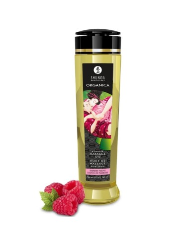 SHUNGA - ORGANIC MASSAGE OIL RASPBERRY FEELING 240 ML