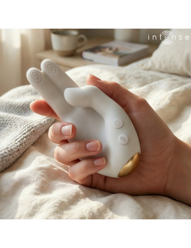 INTENSE - JIMMY HAND-SHAPED MULTIFUNCTION STIMULATOR WITH VIBRATION AND HEAT