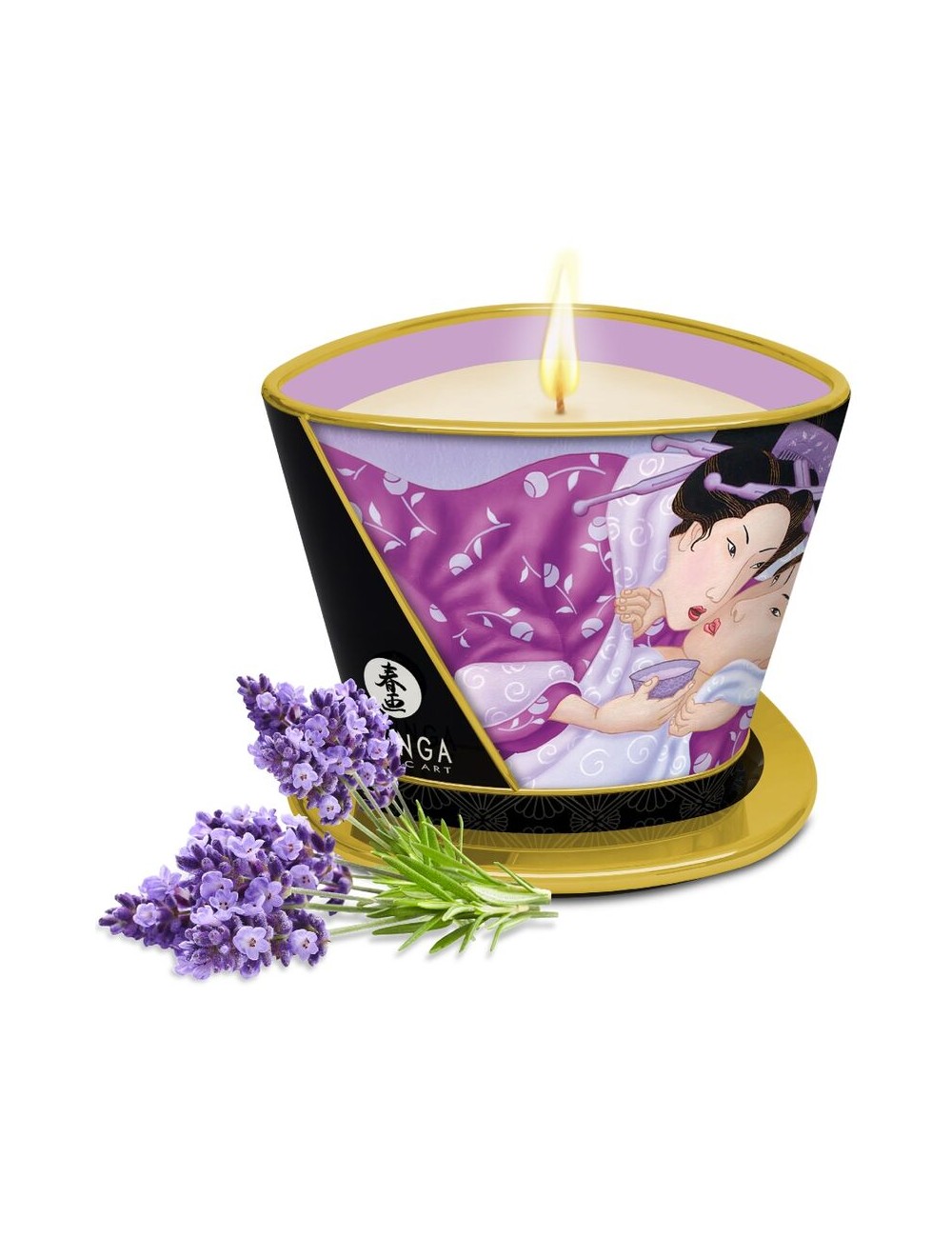 SHUNGA - MASSAGE CANDLE LAVANDER 170 ML