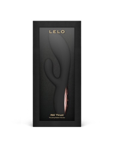 LELO - INA THRUST RABBIT THRUSTING VIBRATOR BLACK