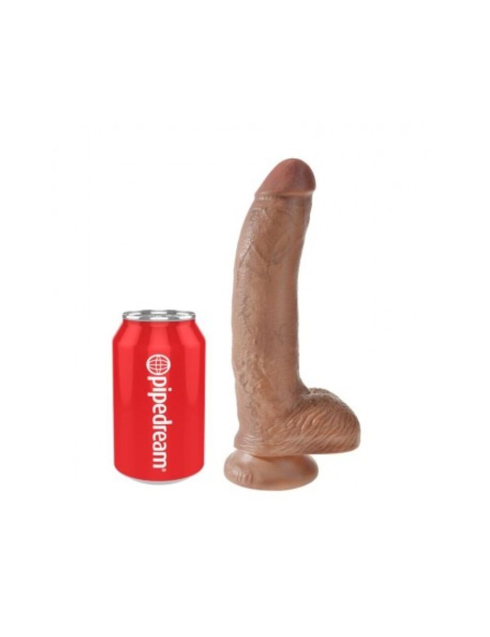 KING COCK - REALISTIC DILDO WITH BALLS 22.8 CM