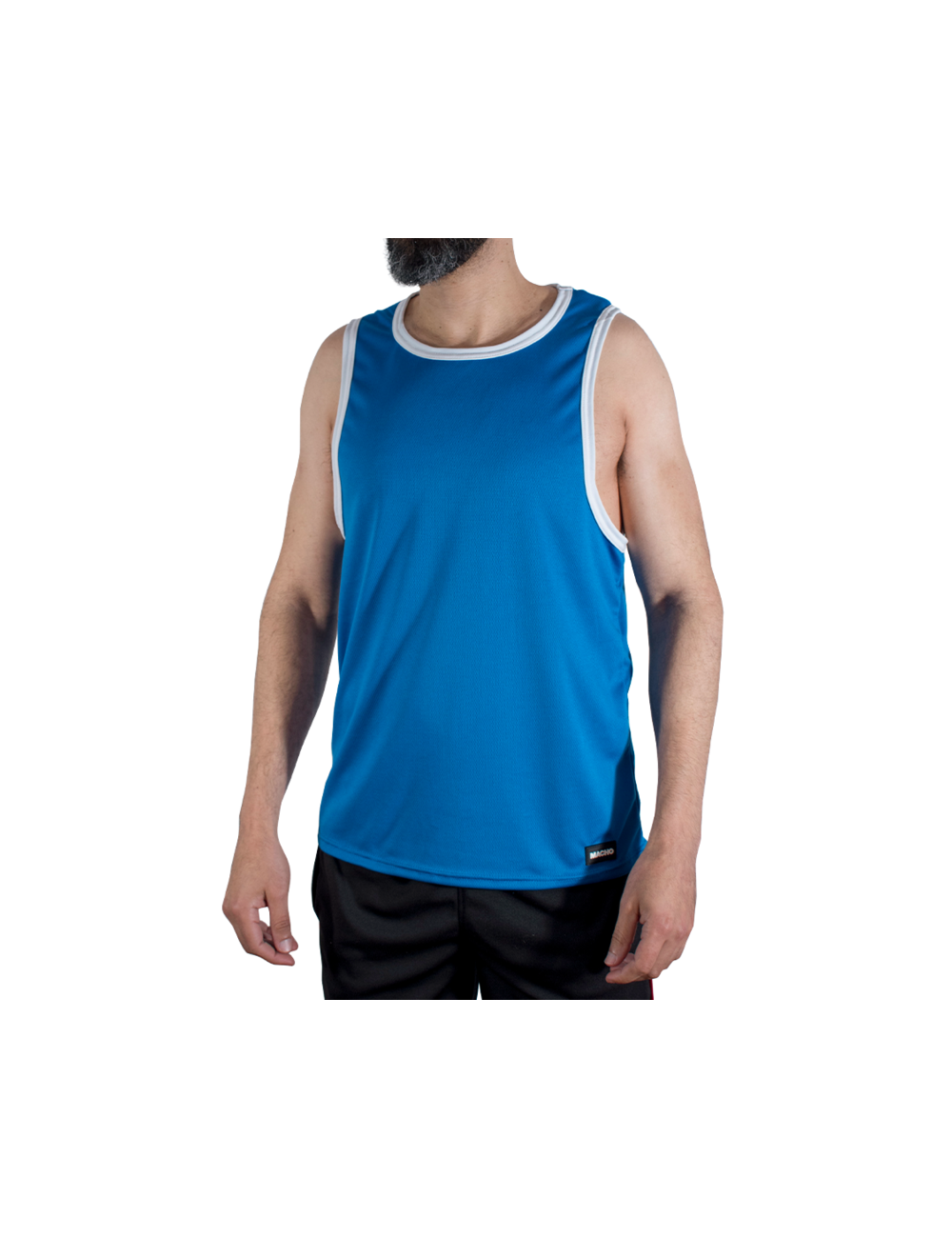 MACHO - CMV002 BLUE GYM T-SHIRT L/XL