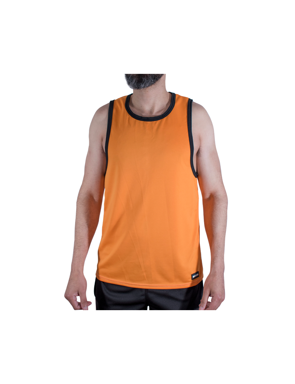 MACHO - CMV005 ORANGE GYM T-SHIRT L/XL