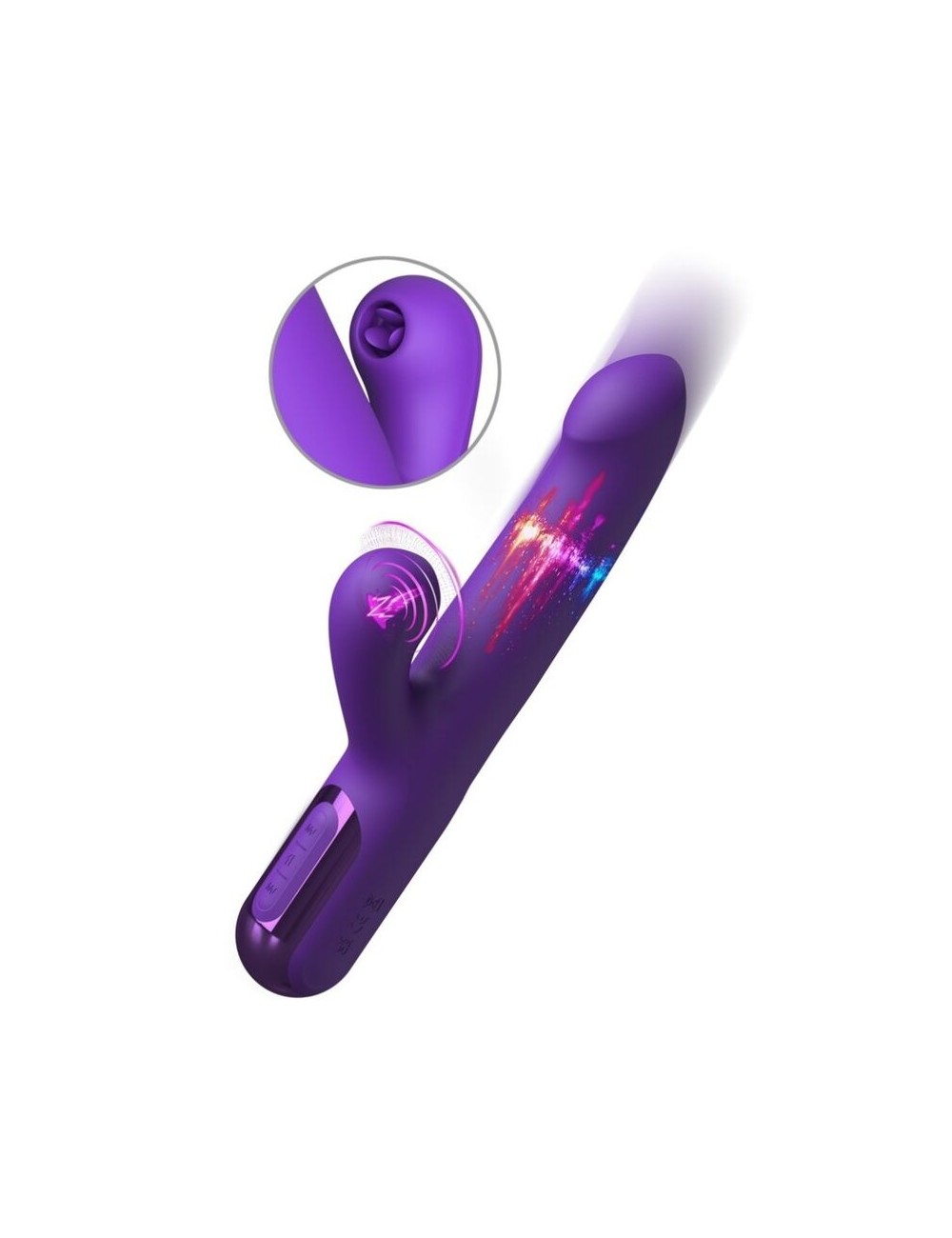 FANTASY FOR HER - SUPER SONIX THRUSTER RABBIT VIBRATOR PURPLE
