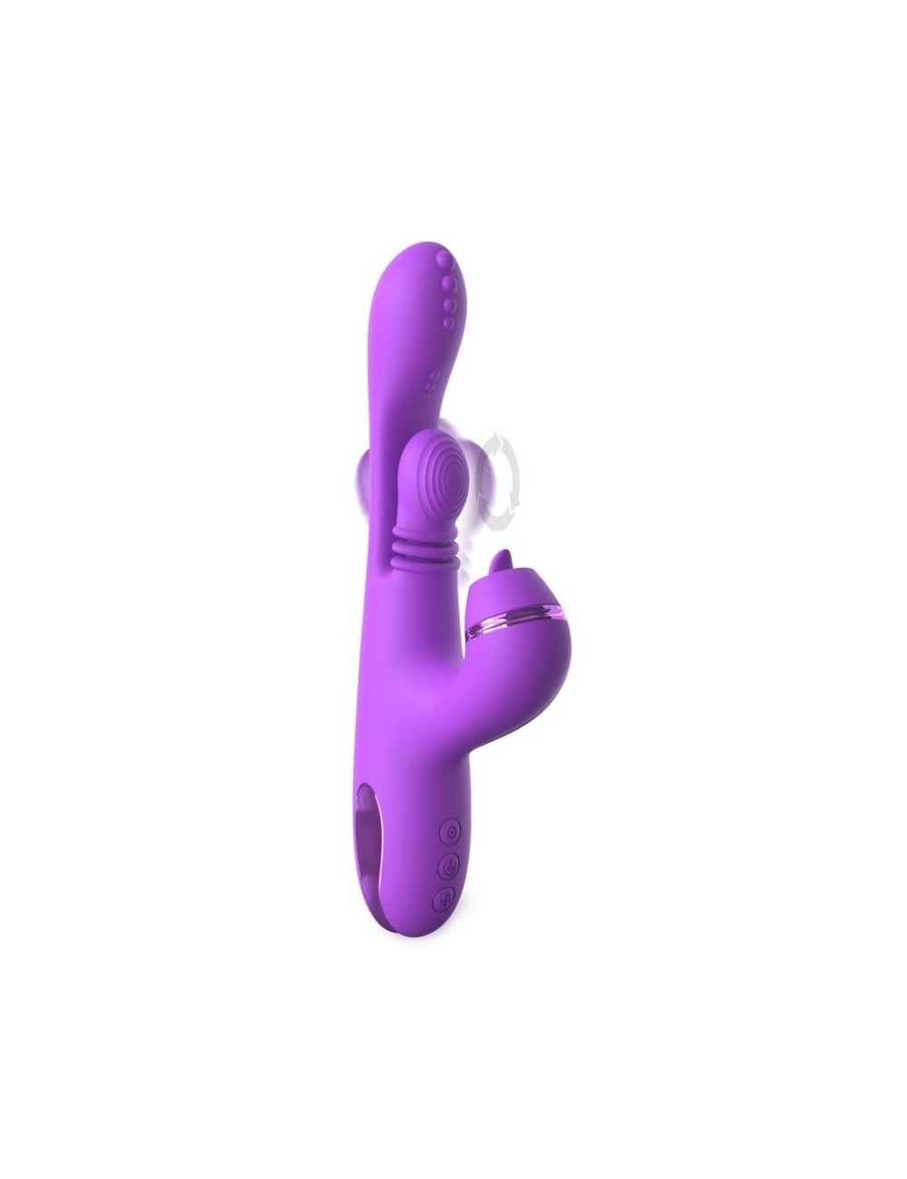 FANTASY FOR HER - INTIMOTION PULSE PRO VIBE RABBIT VIBRATOR PURPLE