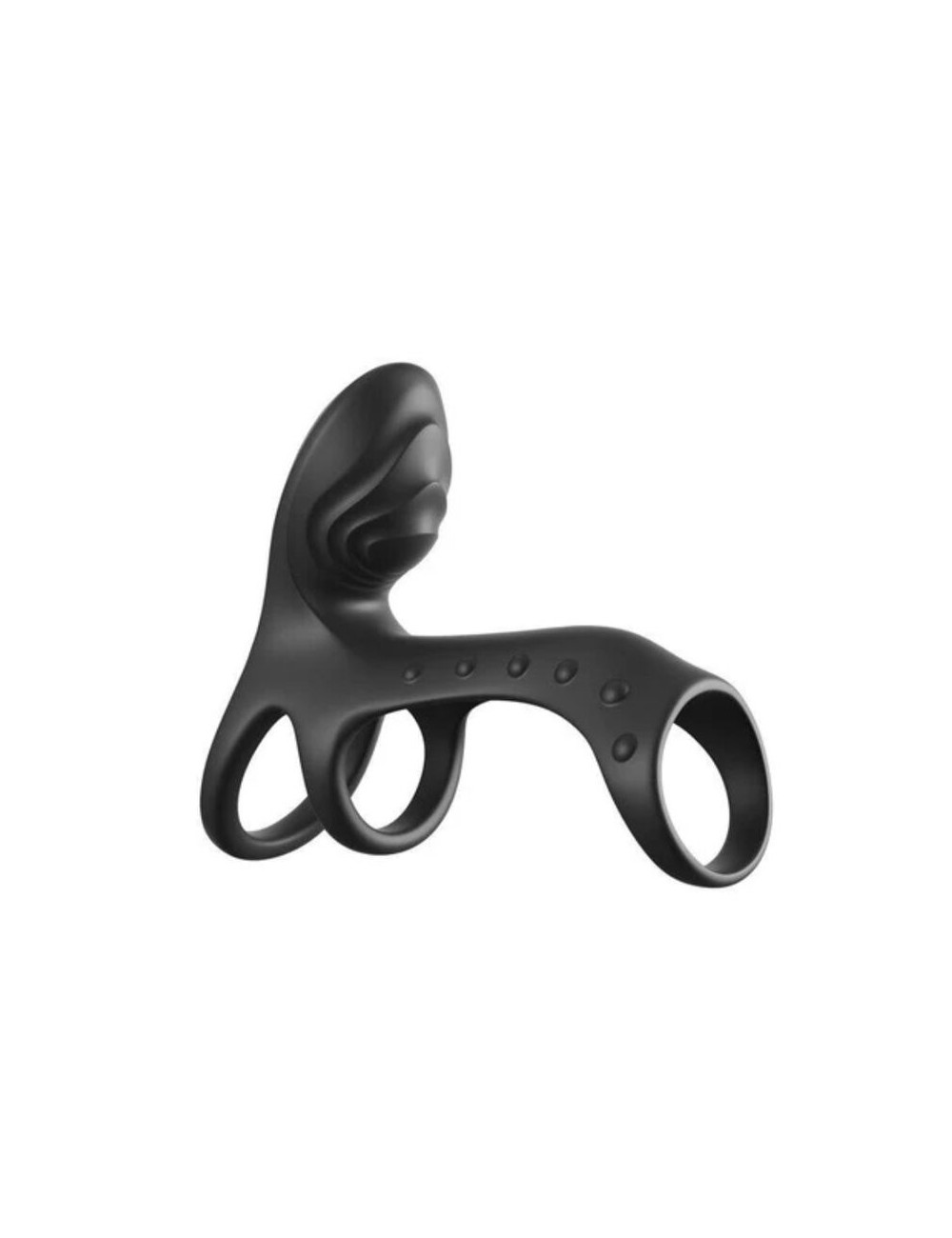 FANTASY C-RINGZ - ULTIMATE COUPLES CAGE PRO VIBRATING COCK RING 19.5 CM