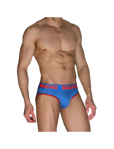 MACHO - MCH005 CLASSIC SLIP BLUE + RED M