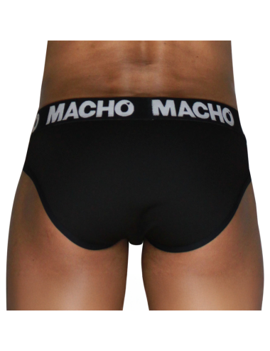 MACHO  - MCH007  CLASSIC SLIP BLACK + BLACK S