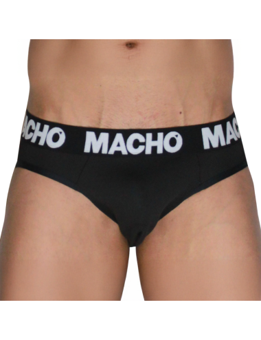 MACHO  - MCH007  CLASSIC SLIP BLACK + BLACK L
