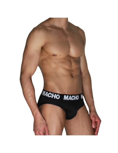 MACHO  - MCH007  CLASSIC SLIP BLACK + BLACK XL