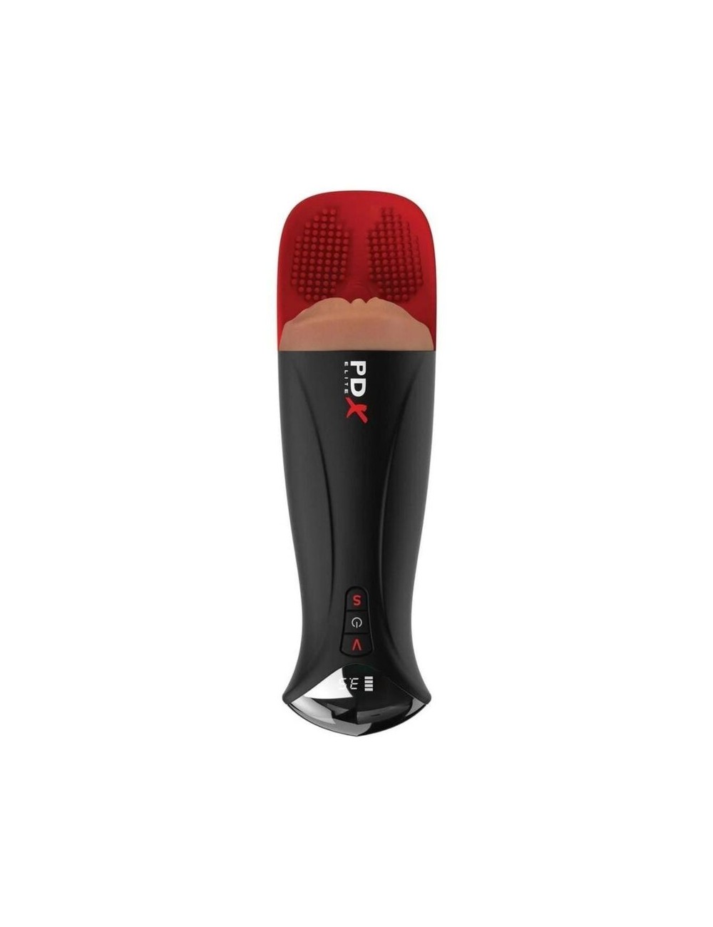 PDX ELITE - FAP-O-MATIC PRO XL AUTOMATIC VIBRATING STROKER BROWN 34.9 CM