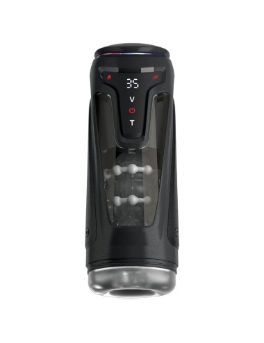 PDX ELITE - MOTO-BATOR PRO THRUSTING STROKER AUTOMATIC VIBRATING AND WARMING MASTURBATOR 26.5 CM