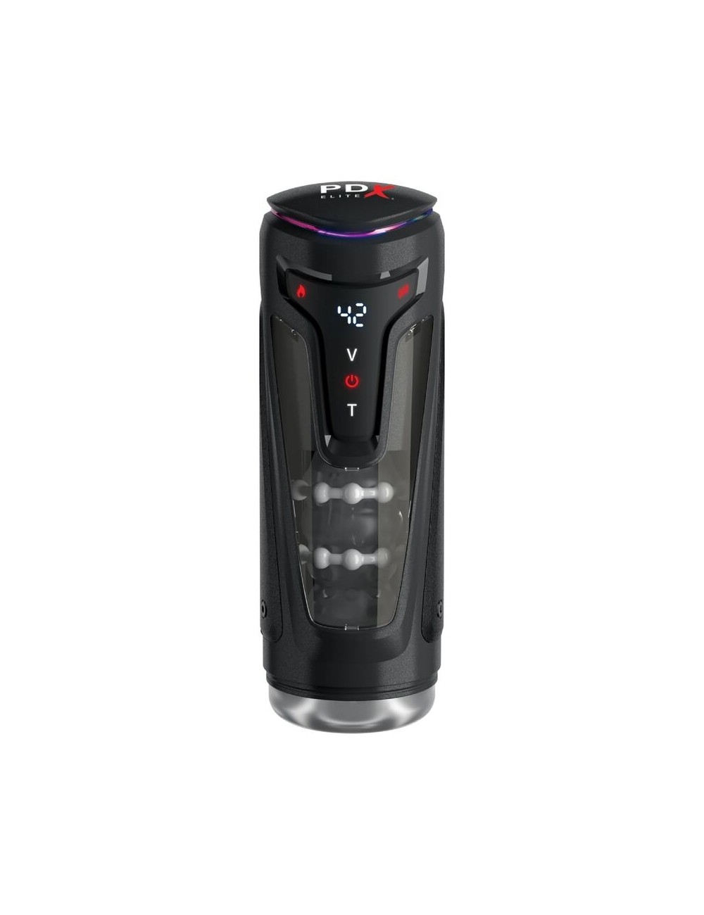 PDX ELITE - MOTO-BATOR PRO THRUSTING STROKER AUTOMATIC VIBRATING AND WARMING MASTURBATOR 26.5 CM