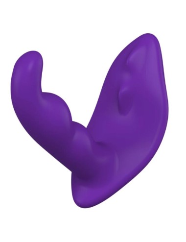 SHE.E.O - ROTATING VIBRATING ANAL STIMULATOR WITH REMOTE CONTROL - PURPLE