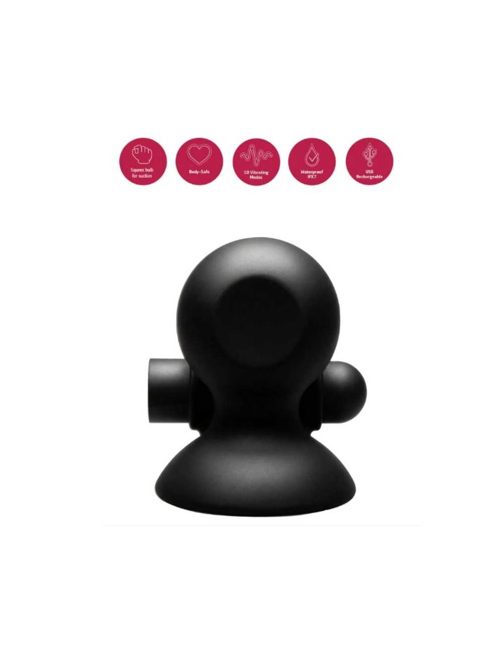 SHE.E.O - RECHARGEABLE VIBRATING NIPPLE SUCTION GEL