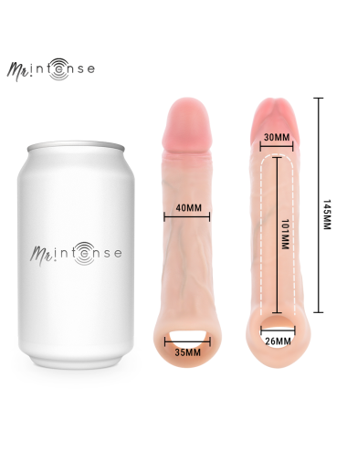 MR INTENSE - ARNOLD M ULTRA-REALISTIC VIBRATING PENIS SLEEVE 14.5 CM -Ø- 4 CM