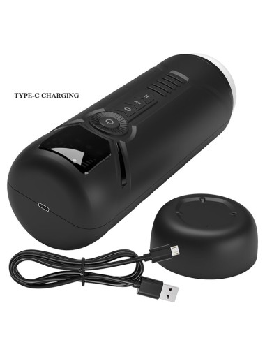 PRETTY LOVE - AETOLA MULTIFUNCTION AUTOMATIC MASTURBATOR BLACK