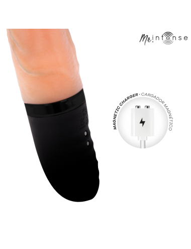 MR INTENSE - JEAN UP&DOWN VIBRATOR SILICONE WITH HEAT EFFECT 24 CM -Ø- 3.8 CM