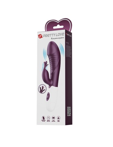 PRETTY LOVE - ROGUE MUSE 30 FUNCTION RABBIT VIBRATOR PURPLE
