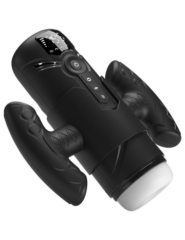 PRETTY LOVE - AETOLA MULTIFUNCTION AUTOMATIC MASTURBATOR WITH HANDLE BLACK