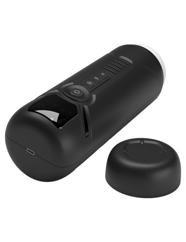 PRETTY LOVE - AETOLA MULTIFUNCTION AUTOMATIC MASTURBATOR WITH HANDLE BLACK