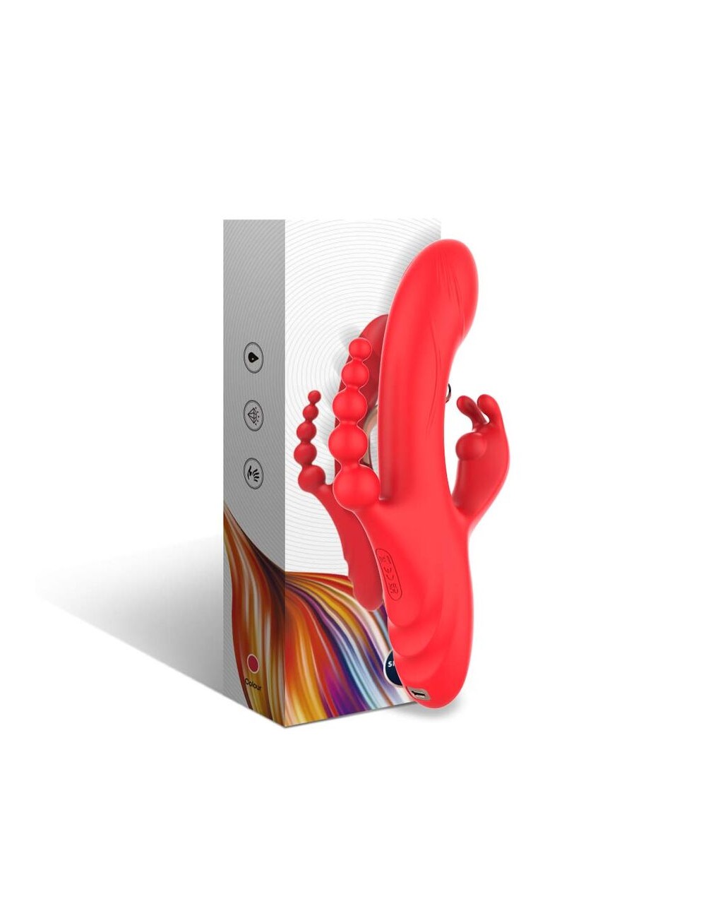 ARMONY - G-SPOT AND CLITORIS STIMULATOR VIBRATOR RED