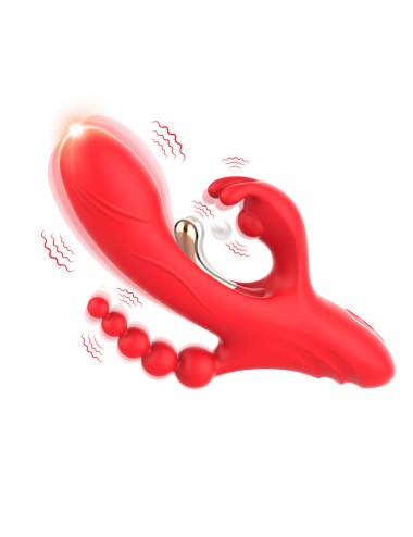 ARMONY - G-SPOT AND CLITORIS STIMULATOR VIBRATOR RED