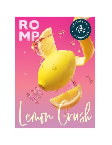 ROMP - LEMON CRUSH PLEASURE AIR CLITORAL STIMULATOR YELLOW