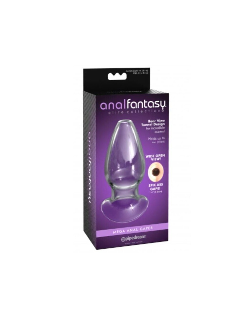 ANAL FANTASY ELITE - MEGA ANAL GAPER CLEAR ANAL PLUG