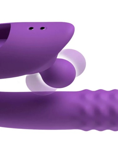 FANTASY FOR HER - HARMONI PRO PURPLE G-SPOT & CLITORAL RABBIT VIBRATOR