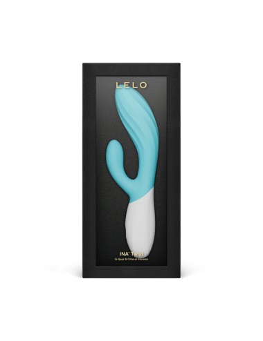 LELO - INA TWIST DOUBLE VIBRATOR RABBIT FOR G-SPOT AND CLITORIS BLUE