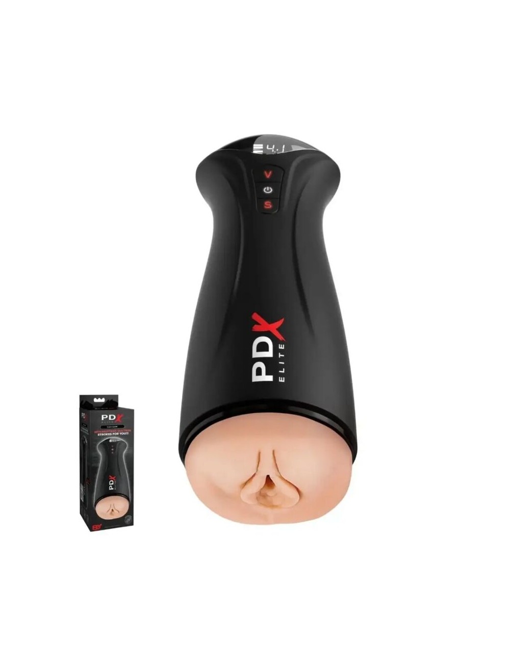 PDX ELITE - FAP-GASM INTERMITTENT SUCTION & VIBRATION MASTURBATOR