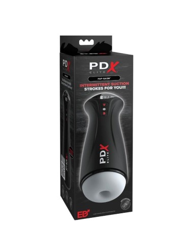 PDX ELITE - FAP-GASM CLEAR MALE MASTURBATOR WITH INTERMITTENT SUCTION