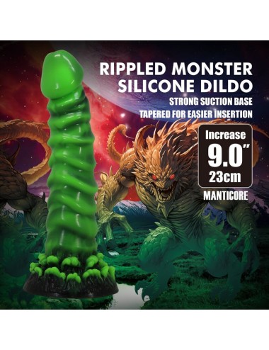 POWER MONSTERS - MANTICORE FANTASY SILICONE DILDO 23 CM Ø 5 CM