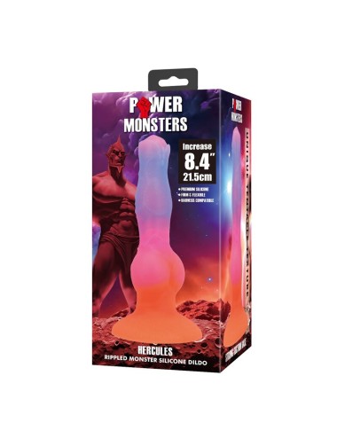 POWER MONSTERS - HERCULES FANTASY SILICONE DILDO 21.5 CM Ø 5 CM