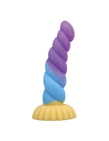 POWER MONSTERS - UNICORN TRICOLOR FANTASY SILICONE DILDO 22 CM Ø 5 CM