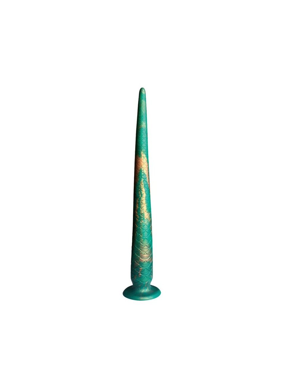 POWER MONSTERS - WILDWYRM TAIL BICOLOR FANTASY SILICONE DILDO 47 CM Ø 4 CM