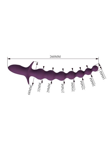 PRETTY LOVE - MADISON RECHARGEABLE ANAL VIBRATOR 10 FUNCTIONS