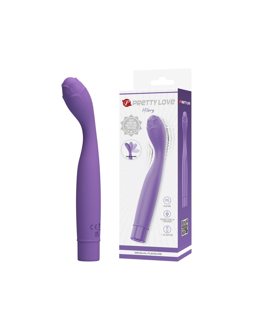 PRETTY LOVE - HENRY FLEXIBLE G-SPOT VIBRATOR PURPLE