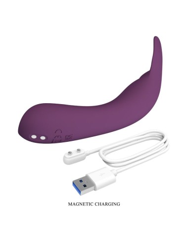 PRETTY LOVE - KENYELL RECHARGEABLE VIBRATOR 10 FUNCTIONS PURPLE