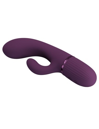 PRETTY LOVE - MARGIE RECHARGEABLE RABBIT VIBRATOR 10 FUNCTIONS PURPLE