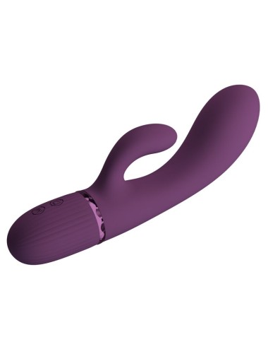 PRETTY LOVE - MARGIE RECHARGEABLE RABBIT VIBRATOR 10 FUNCTIONS PURPLE