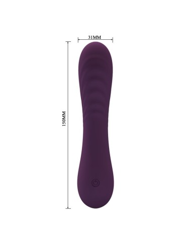 PRETTY LOVE - ALEXISROSE RECHARGEABLE VIBRATOR 10 FUNCTIONS PURPLE