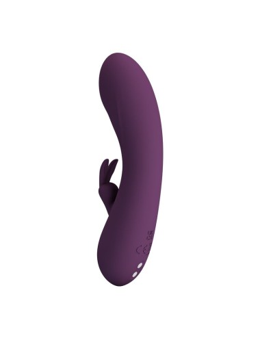 PRETTY LOVE - HARPER RECHARGEABLE RABBIT VIBRATOR 10 FUNCTIONS PURPLE