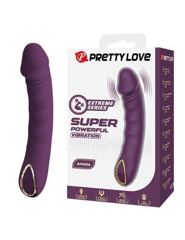 PRETTY LOVE - AMARA RECHARGEABLE VIBRATOR 10 FUNCTIONS PURPLE