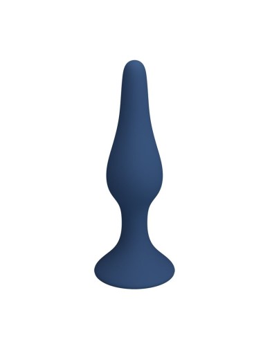 MR PLAY - TAPERED SILICONE ANAL PLUG BLUE XL