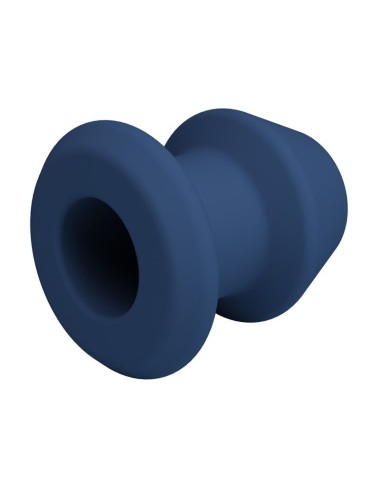 MR PLAY - JACK BLUE SILICONE HOLLOW ANAL PLUG SIZE M