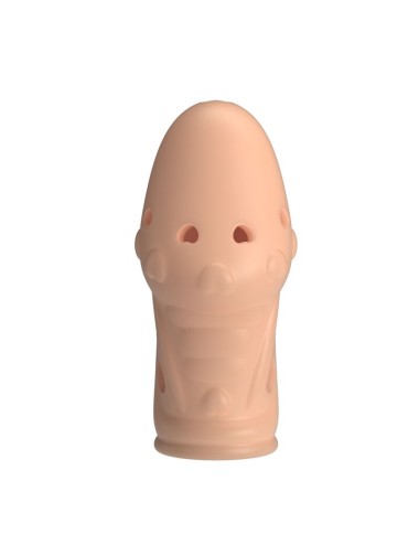 PRETTY LOVE - SOCKER TEXTURED PENIS SLEEVE NATURAL