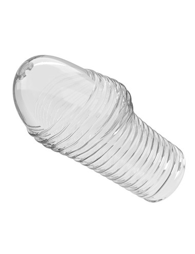 PRETTY LOVE - HOTTT PENIS SLEEVE GET YOUR PENIS THICKER TRANSPARENT