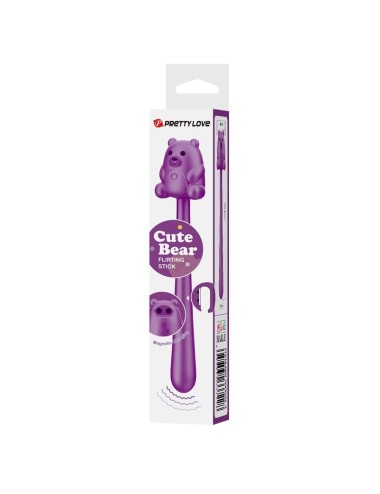 PRETTY LOVE - CUTE BEAR FLIRTING STICK RECHARGEABLE VIBRATOR